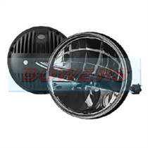 Truck-Lite 27291C 7" Inch Round LED Headlight/Headlamp